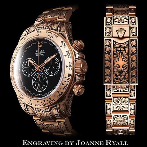 rolex daytona markings and engravings